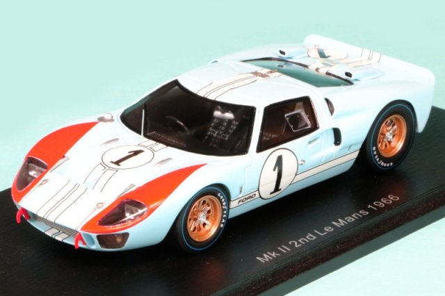 スパーク 1/43 フォード GT40 Mk2 ルマン 24h 1966 2nd No.1　S4075