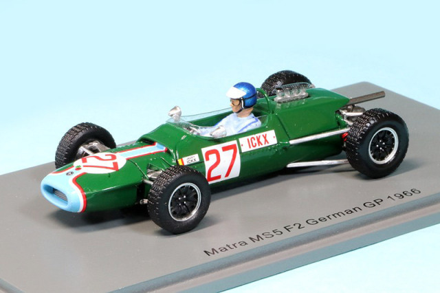 スパーク 1/43 マトラ MS5 F2 ドイツGP 1966 J.イクス　S4309
