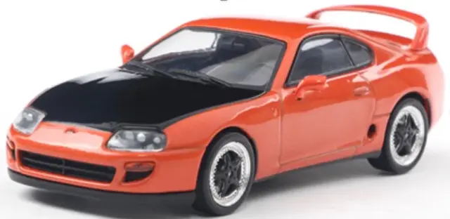[予約] ソリド 1/43 トヨタ スープラ Mk.4 2001 オレンジ　S4314006