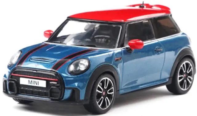 [予約] ソリド 1/43 ミニ クーパー ジョンクーパーワークス 2023 ブルー/レッドルーフ　S4315003