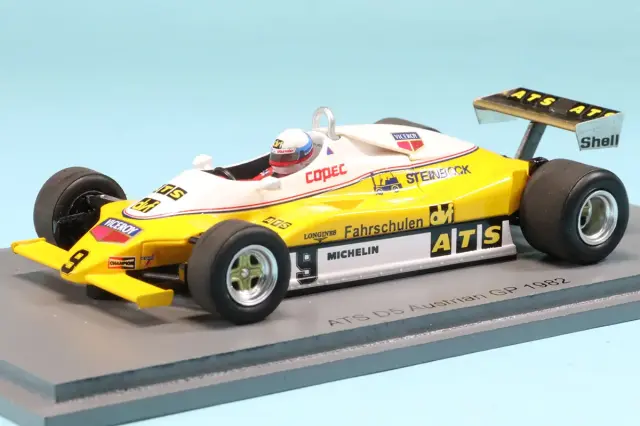 スパーク 1/43 ATS D5 No.9 オーストリアGP 1982 マンフレッド・ヴィン