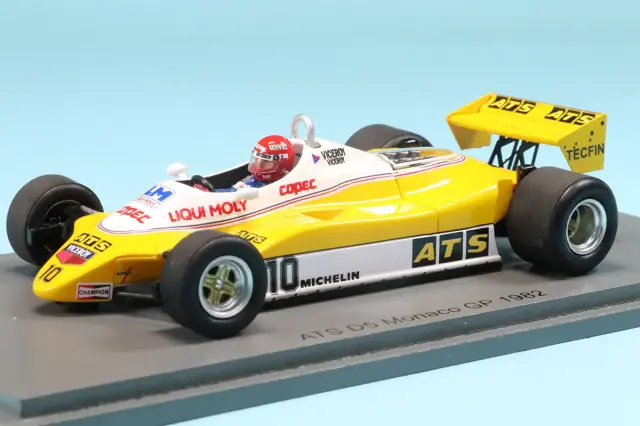 スパーク 1/43 ATS D5 No.10 モナコGP 1982 エリセオ・サラザール　S4324