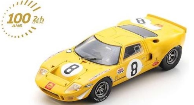 [予約] スパーク 1/43 フォード GT40 ルマン 1968 No.8　S4540