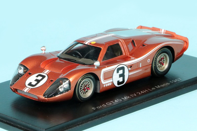 スパーク 1/43 フォード GT40 Mk.IV ルマン 24h 1967 No.3　S4543