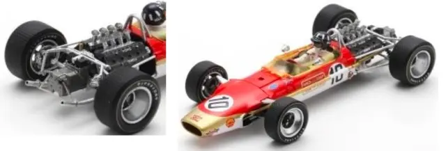 [予約] スパーク 1/43 ロータス 49 スペインGP 1968 G.ヒル ウィナー　S4829