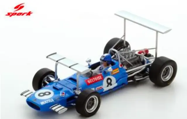 [予約] スパーク 1/43 マトラ MS10 No.8 1969 南アフリカ GP ウィナー ジャン ピエール ベルトワーズ　S5382