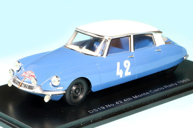 スパーク 1/43 シトロエン DS19 モンテカルロラリー 1963 4th No.42　S5532