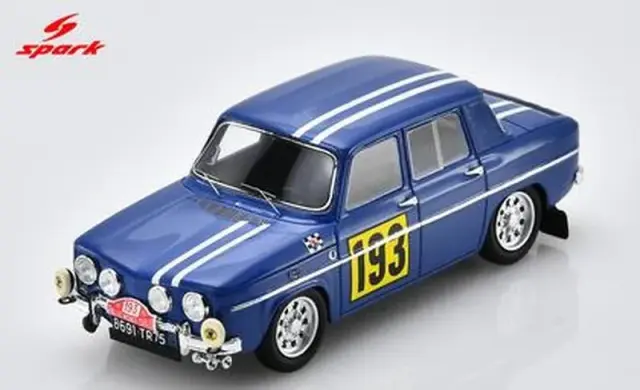[予約] スパーク 1/43 ルノー 8 ゴルディーニ 1300 No.193 モンテカルロ・ラリー 1967 J-C.アンドリュエ - J.ラバテ　S5551