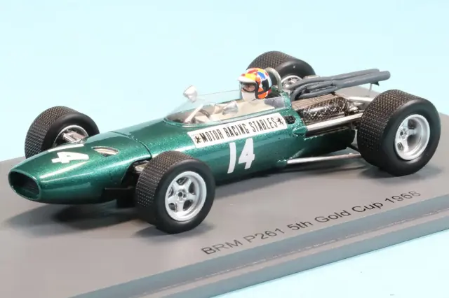 スパーク 1/43 BRM P261 No.14 ゴールドカップ 1968 5th トニー・ランフランキ　S5699