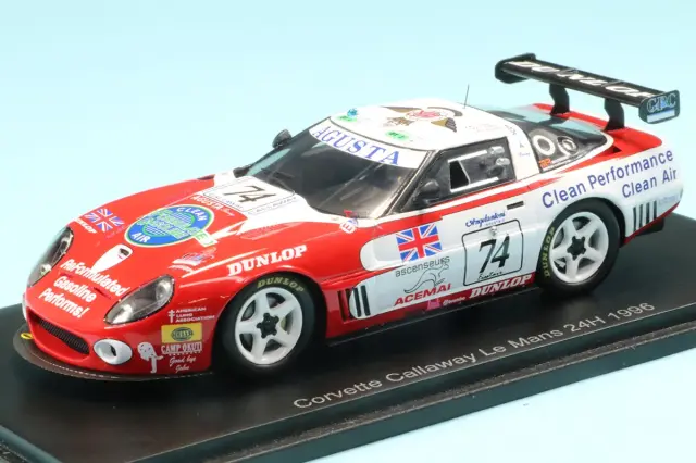 スパーク 1/43 コルベット キャラウェイ No.74 ルマン 1996 P.カミュ / A.コッペリ / R.アグスタ　S5854