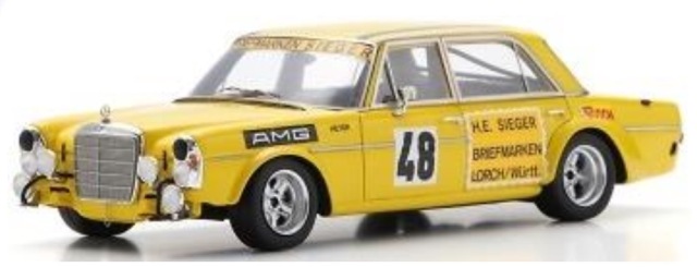 [予約] スパーク 1/43 メルセデスベンツ 300 SEL 6.8 AMG ルマン 1972 テスト No.48　S5893