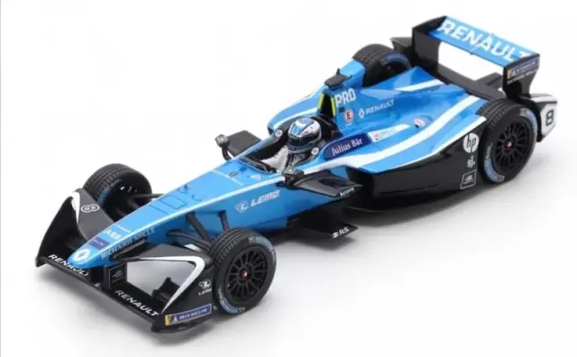 スパーク 1/43 ルノー e.dams No.8 Rd.2 香港 ePrix フォーミュラ E シーズン 4 (2017-2018) ニコラス プロスト　S5927
