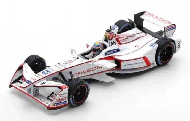 スパーク 1/43 ドラゴン レーシング No.6 Rd.2 香港 ePrix フォーミュラ E シーズン 4 (2017-2018)　S5945