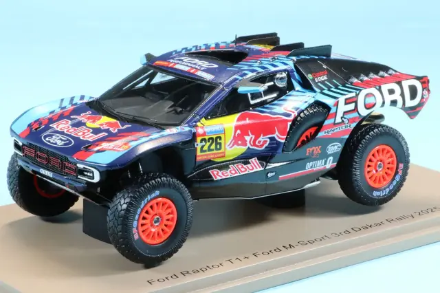 スパーク 1/43 フォード ラプター T1+ No.226 フォード Mスポーツ 2025 ダカールラリー 3位 M.エクストローム／E.ベルクビスト　S6004
