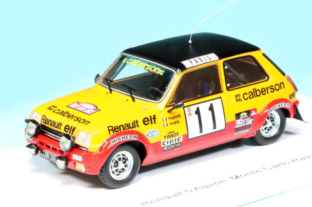 スパーク 1/43 ルノー 5 アルピーヌ モンテカルロラリー 1979 No.11　S6038