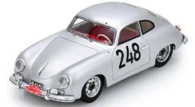 [予約] スパーク 1/43 ポルシェ 356 1500 No.248 ラリー・モンテカルロ 1955 M.ネイサン / H.シェルハース　S6137