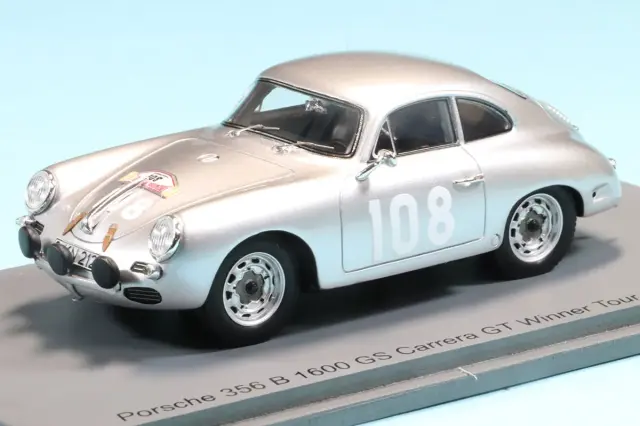 スパーク 1/43 ポルシェ 356 BT5 No.108 ウィナー ツール・ド・コルス 1960 H.リンゲ / P-E.シュトレーレ　S6145