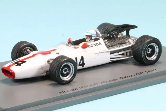 260429　スパーク 1/43 ホンダ RA300 No.14 ウィナー 1967 イタリアGP ジョン・サーティース　S6223