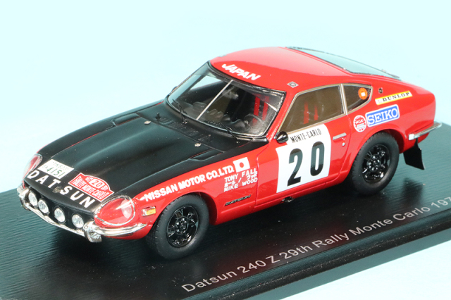 スパーク 1/43 ダットサン 240 Z モンテカルロラリー 1972 29th No.20　S6284