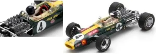 [予約] スパーク 1/43 ロータス 49 南アフリカGP 1968 J.クラーク　S6363
