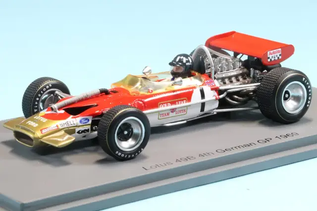 スパーク 1/43 ロータス 49B No.1 ドイツGP 1969 4位 グラハム・ヒル　S6379
