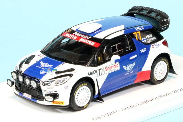 スパーク 1/43 シトロエン DS3 WRC アークティックラリー 2020 V.ボッタス　S6566