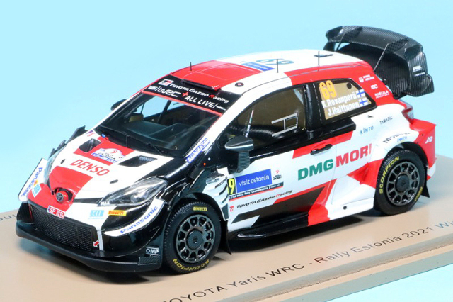 スパーク 1/43 トヨタ ヤリス WRC エストニアラリー 2021 Winner