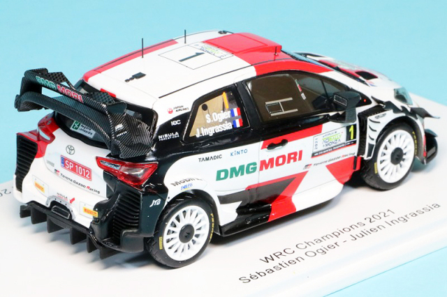 スパーク 1/43 トヨタ ヤリス WRC 優勝 ラリー モンツァ 2021 オジェ