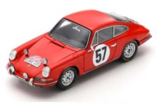 [予約] スパーク 1/43 ポルシェ 911S モンテカルロラリー 1966 No.57　S6603