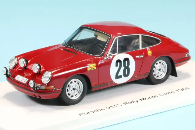 スパーク 1/43 ポルシェ 911S No.28 ラリー・モンテカルロ 1969 V.エルフォード / D.ストーン　S6613