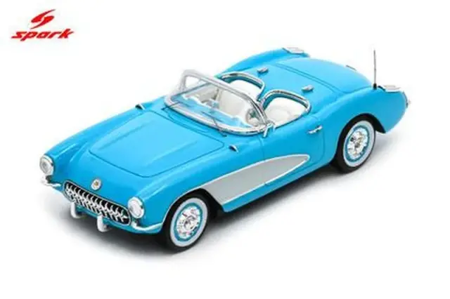 [予約] スパーク1/43 シボレー コルベット C1 V8 1956 (ストリートブルー)　S6741