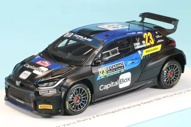 スパーク 1/43 トヨタ GR ヤリス ラリー2 モンテカルロ 2024 No.23 S.Pajari　S6861