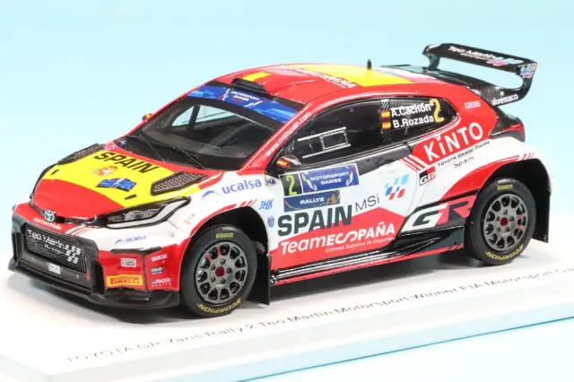スパーク 1/43 トヨタ GR ヤリス ラリー2 モータースポーツゲームラリー 2024 No.2　S6865