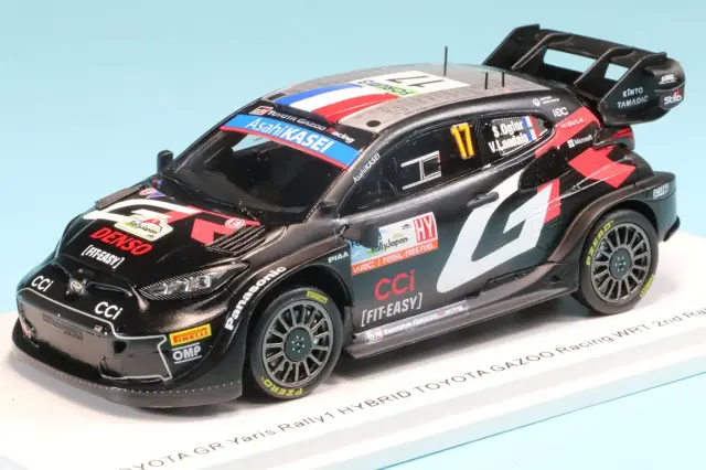 スパーク 1/43 トヨタ GR ヤリス ラリー1 ラリージャパン 2024 No.17 S.オジェ S6881