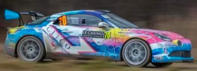 スパーク 1/43 アルピーヌ A110 1800 モンテカルロラリー 1972 No.60