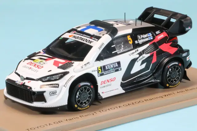 スパーク 1/43 トヨタ GR ヤリス Rally1 No.5 トヨタ ガズーレーシング WRT2025 ラリーサファリ 4位S.パヤリ／M.サルミネン　S6903