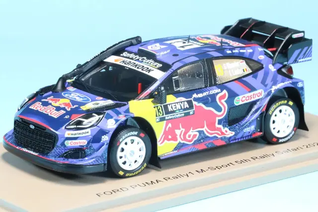 スパーク 1/43 フォード プーマ ラリー1 No.13 Mスポーツ 5位 2025 ラリー サファリ G. ミュンスター _ L. ルーカ S6904