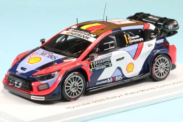 260717 スパーク 1/43 ヒョンデ i20N ラリー1 No.1 ラリー・モンテカルロ 2025 T.ヌーヴィル / M.ワイデーゲ S6909