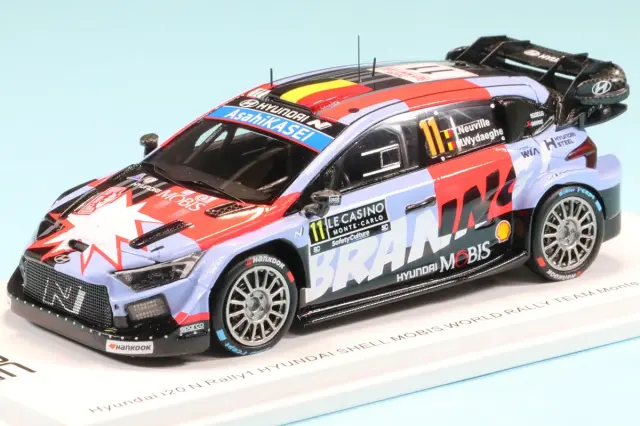 スパーク 1/43 ヒョンデ i20 N Rally1 No.11 ヒョンデ シェル モービス ワールドラリーチーム モンテカルロ・ラリー 2026 T.ヌービル / M.ヴィデガ S6917