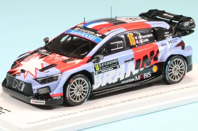 スパーク 1/43 ヒョンデ i20 N Rally1 No.16 ヒョンデ シェル モービス ワールドラリーチーム モンテカルロ・ラリー 2026 A.フルモー / A.コリア S6918