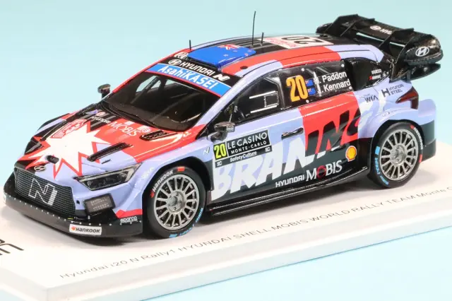 スパーク 1/43 ヒョンデ i20 N Rally1 No.20 ヒョンデ シェル モービス ワールドラリーチーム モンテカルロ・ラリー 2026 H.パドン / J.ケナード S6921