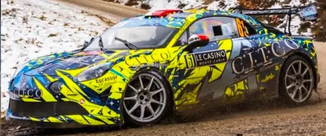 [予約] スパーク 1/43 アルピーヌ A110 No.61 クリストフ・ベラール モンテカルロ・ラリー 2026 C.ベラール / C.ベルナボ S6937