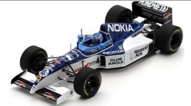 [予約] スパーク 1/43 ティレル 023 イタリアGP 1995 M.サロ デカール加工品　S6975S