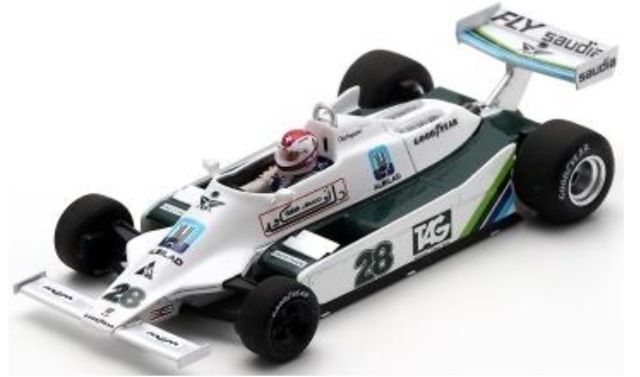 [予約] スパーク 1/43 ウィリアムズ FW07 イギリスGP 1979 C.レガッツォーニ ウィナー　S6990