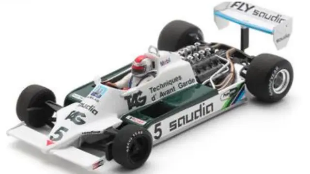 [予約] スパーク 1/43 ウィリアムズ FW07C No.5 TAG ウィリアムズ-フォード ロングビーチGP 1982 マリオ・アンドレッティ　S6999