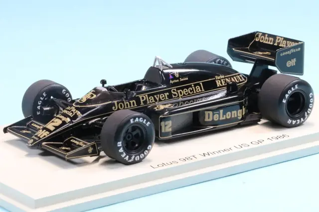スパーク 1/43 ロータス 98T No.12 アメリカGP 1986 ウィナー アイルトン・セナ　S7155