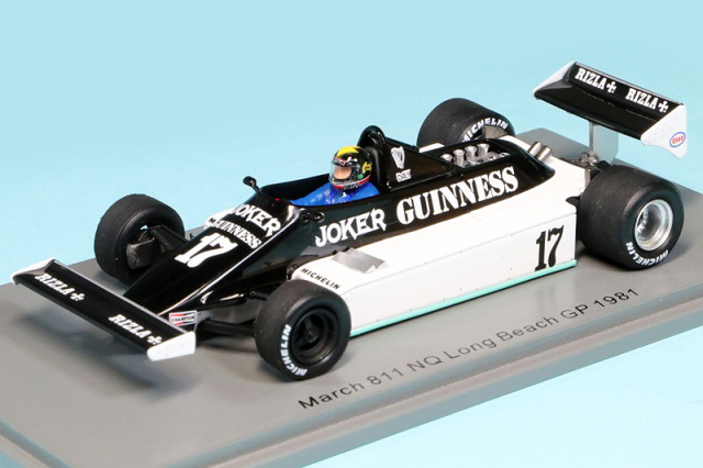 スパーク 1/43 マーチ 811 ロングビーチGP 1981 D.デイリー　S7169