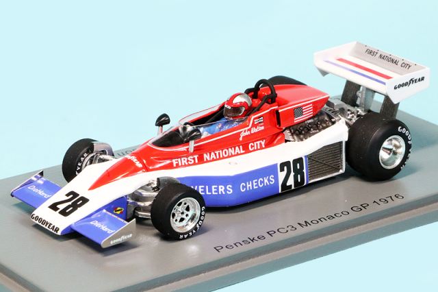 スパーク 1/43 ペンスキー PC3 モナコGP 1976 J.ワトソン　S7224