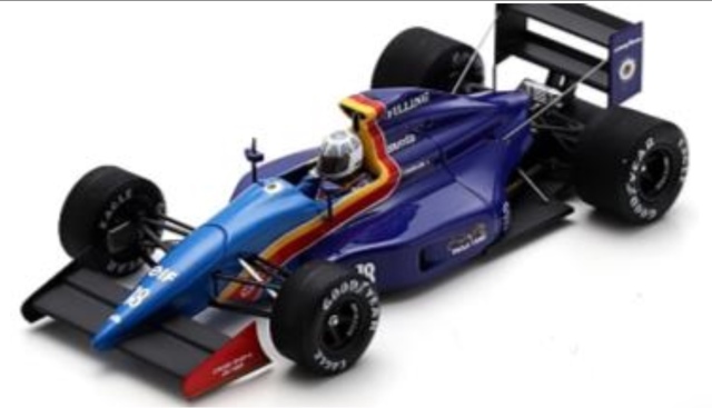 1/43 真っ黒 SPARK 1987年イギリスGP AGS JH22#14 P・ファブル