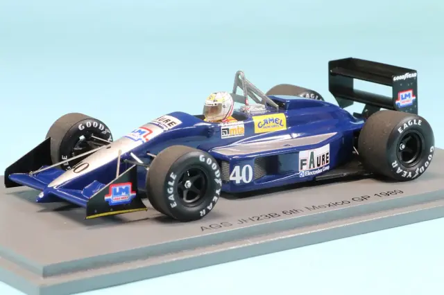 スパーク 1/43 AGS JH23B No.40 メキシコGP 1989 6th ガブリエレ・タルクィーニ　S7247